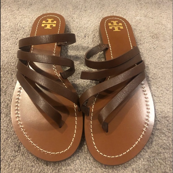 Tory Burch Patos Flat Sandal -Calf Leather